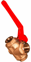 3/4" 3-Way Side Entry L-port Ball Valve