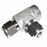 1/2" x 3/8" BSP 316 Stainless Steel Female Run Tee