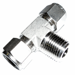 1/2" x 1/2" BSP 316 Stainless Steel Male Branch Tee
