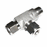 1/2" x 3/8" BSP 316 Stainless Steel Male Run Tee
