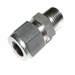 1" x 3/4" BSP 316 Stainless Steel Male Connector