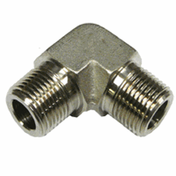 3/8" NPT Male Elbow 316 Stainless Steel