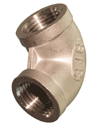 2-1/2" Female Stainless Steel Elbow