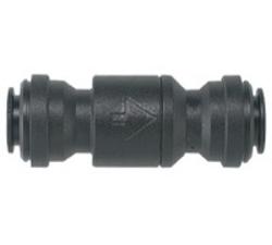 12mm Single Check Valve ( Black Acetal) JG (10 Pack)
