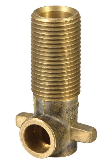 BRASS CAPILLARY WINGED CONNECTOR SPURRED 15mm OD x 1/2" MALE BSP