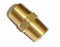 Brass Hexagon Nipple 1/4" NPT Thread (6mm) Male to Male