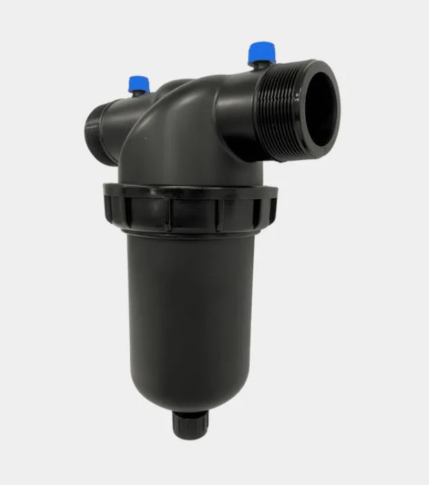 RAINDRIP MEDIUM PLASTIC IRRIGATION FILTER MALE 2" (50mm) SCREEN 200um RETICULATION 800kPa