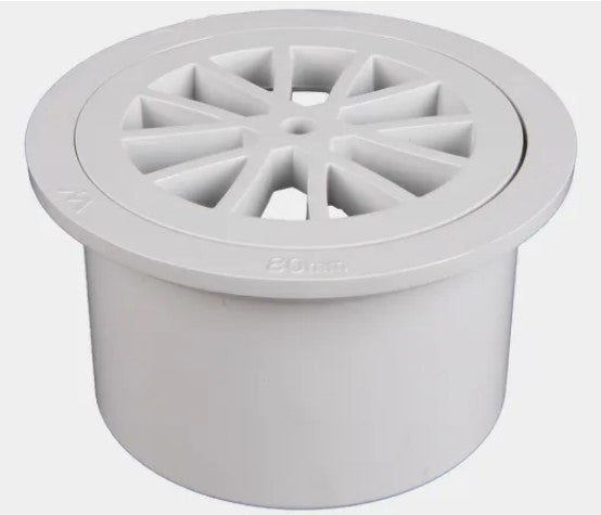 PVC DWV Floor Grate Round 50mm AS 1260 Plumbing