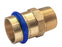 BRASS WATER FITTINGS MALE REDUCING COUPLING DN20 x 1/2" MALE BSP SUITABLE FOR SOLAR