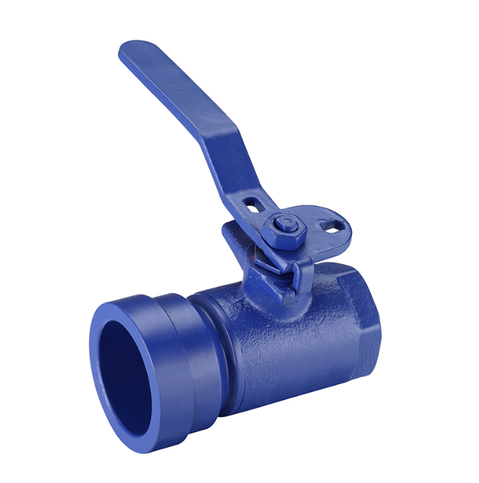 2" (50mm) DUCTILE IRON BALL VALVE LEVER HANDLE FEMALE X SHOULDER MINE VALVE