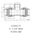 1 1/4" Rural x 1 1/4" Rural x 1 1/2" BSP Plasson Rural Tee with Female Threaded Offtake