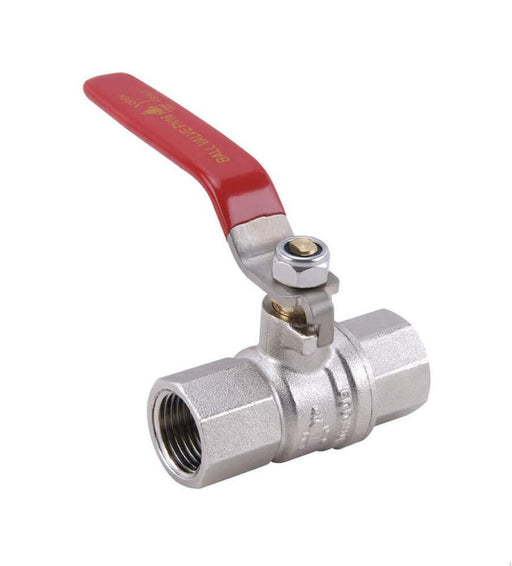 BRASS BALL VALVE FEMALE FEMALE 3/4" BSP GENERAL PURPOSE LEVER HANDLE