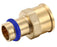 BRASS WATER FITTINGS FEMALE COUPLING DN40 x 1 1/2" FEMALE BSP SUITABLE FOR SOLAR
