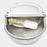 2.5 LITRE ANIMAL PET DRINKING BOWL STAINLESS STEEL WITH STAINLESS COVER TROUGH