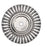 Bordo 125mm 0.5 Stainless Steel Twist Knot Wheel 22.2mm Bore