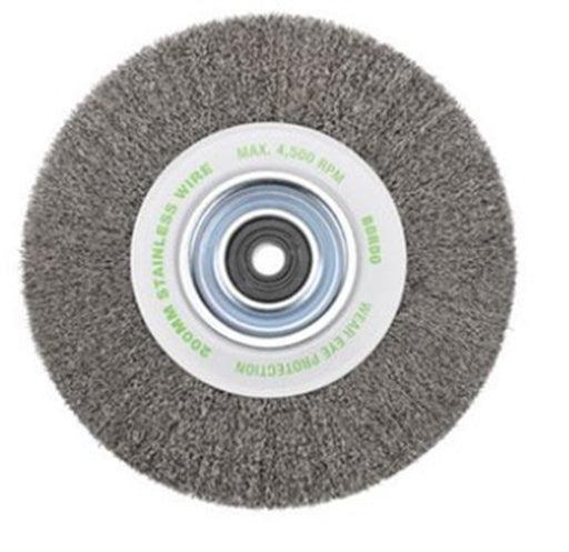 Bordo Crimp Stainless Steel Wire Wheel 200mm 0.3mm x 20mm Thickness