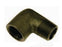 1 1/4" (32mm) Black Steel Elbow 90 Degree BSP Male x Female