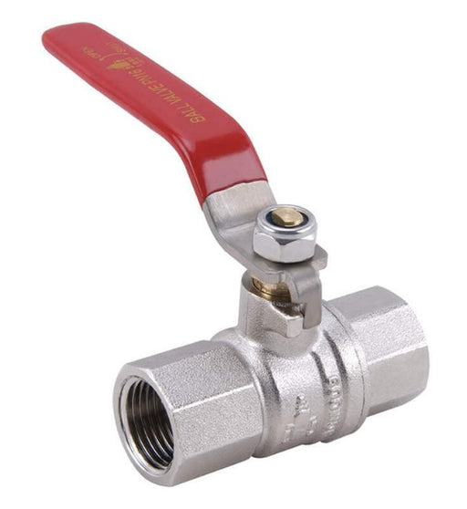 Brass Ball Valve Long Handle Female Female 1/2" BSP