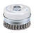 100mm 1 Row 0.50mm Twist Knot Cup Brush - Steel Wire