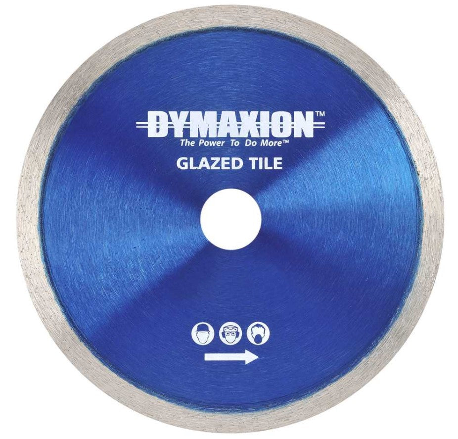 Diamond Blade Continuous for Glazed Tiles and Marble 180mm x 25.4mm Bore