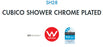 Monopoly Tapware Cubico Shower Chrome Plated