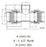 1 1/2" Rural x 1 1/2" Rural x 1" BSP Plasson Rural Tee with Female Threaded Offtake