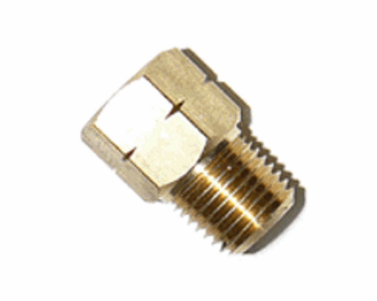 Brass 3/8 Male To 3/8 Male NPT Adapter Pipe Fitting - Threaded Connector Coupler