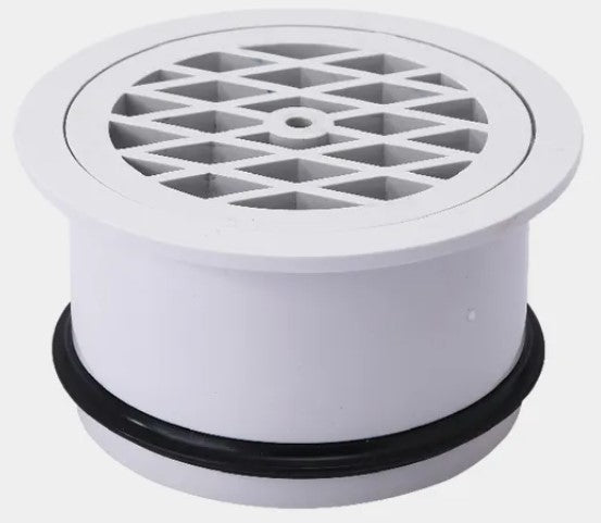 PVC DWV Floor Drain Round 100mm AS 1260 Plumbing