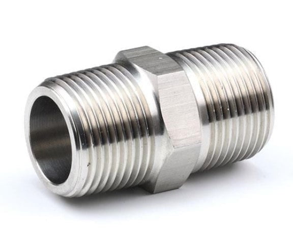 1" C150 CROSSOVER NIPPLE BSP-NPT 316 STAINLESS STEEL