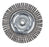 Bordo 178mm 0.50mm 60 Knots Pipeline Wheel Brush with M14x2 Thread - Steel Wire