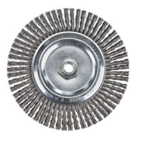 Bordo 178mm 0.50mm 60 Knots Pipeline Wheel Brush with M14x2 Thread - Steel Wire