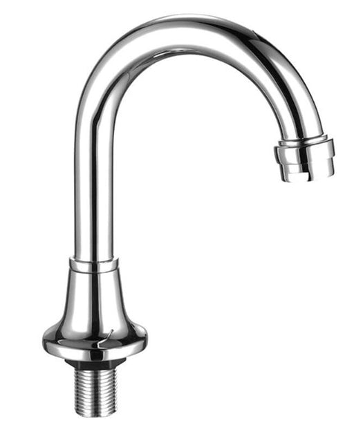 Monopoly Unstyled Tapware Basin Spout Curved Swivel Tube Chrome Plated 120mm
