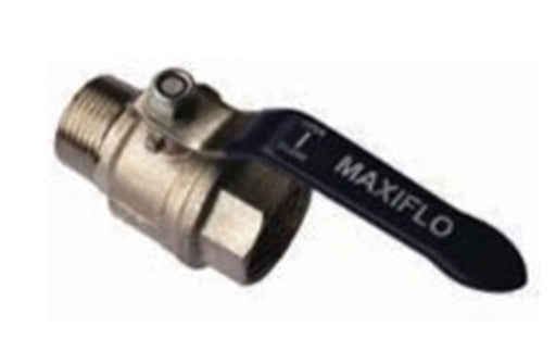 Brass Ball Valve Long Handle Male Female 1" BSP (25mm)