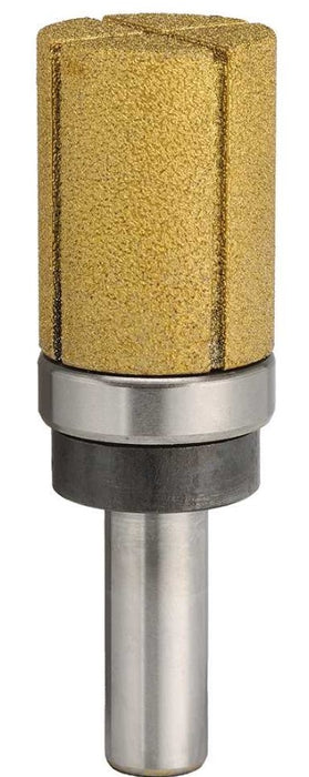 TruaCut Vacuum Brazed Diamond Router Bits -Inverted Trim Bit - 28 x 38mm - 60/70 Grit