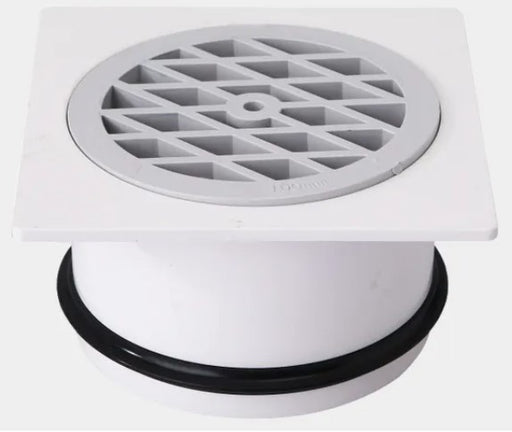 PVC DWV Floor Drain Square 100mm AS 1260 Plumbing