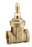 Gate Valve Brass Female Female Underground 1 1/2" BSP Watermarked With Key Cap