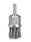 Bordo 19mm 0.50mm High Speed Twist Knot End Brush - Steel Wire - 1/4" Round Shank