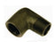 2 1/2" (65mm) Black Steel Elbow 90 Degree BSP Male x Female