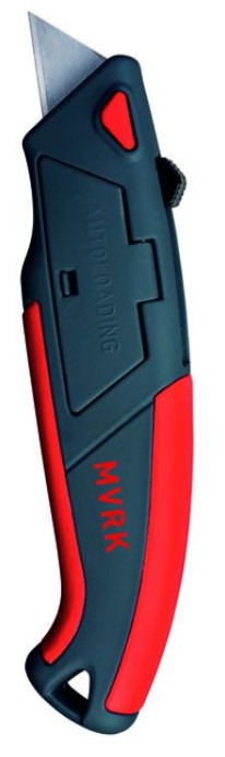 MVRK PRO SERIES AUTO LOAD UTILITY KNIFE TRAPEZOIDAL BLADE TRADESMAN TOUGH