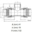 1/2" Rural x 1/2" Rural x 3/4" BSP Plasson Rural Tee with Female Threaded Offtake