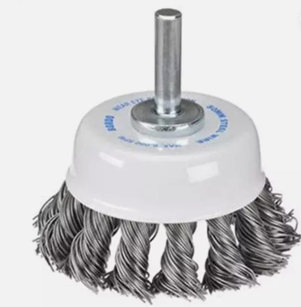 Bordo Cup Brush Twist Knot 50mm x 0.5mm Wire Wheel