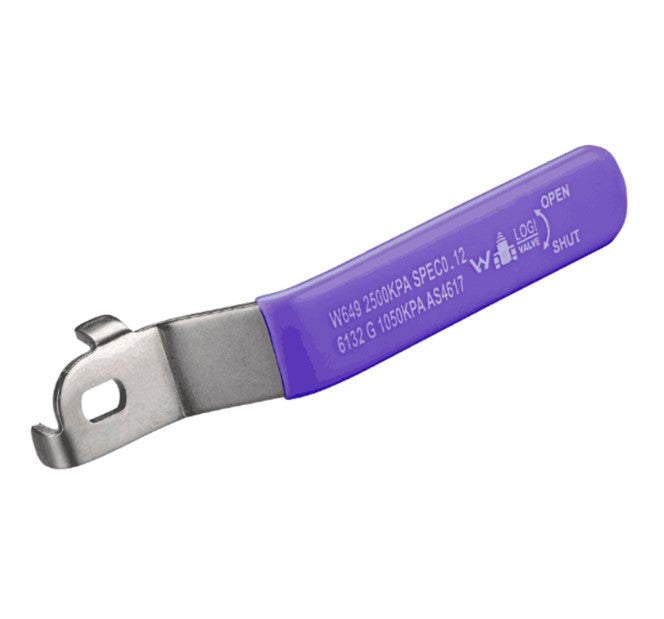 Lever Handle Recycled Water Lilac - Suits 1/2", 3/4" and 1" Ball Valve