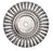 100mm 0.50mm Twist Knot Wheel With M14x2.00 Thread - Steel Wire