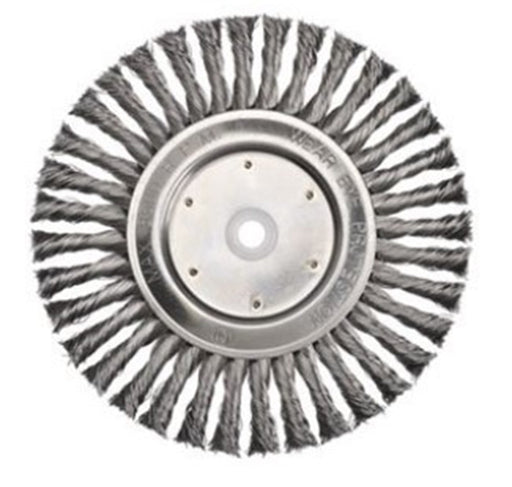 125mm 0.50mm Twist Knot Wheel With M14x2.00 Thread - Steel Wire