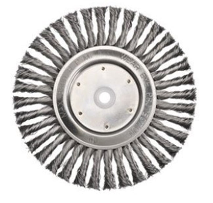 100mm 0.50mm Twist Knot Wheel With M14x2.00 Thread - Steel Wire