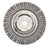 Bordo 150mm 0.50mm 52 Knots Pipeline Wheel Brush with 22.2mm Bore - Steel Wire
