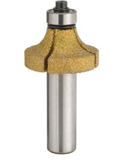 TruaCut Vacuum Brazed Diamond Router Bits - 4.0mm Rounding Over Bit