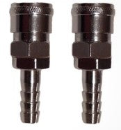Air Fitting Two Touch Nitto Style Socket 11mm Hose Barb 30SH x 2 - Fit 3/8" Hose