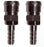 Air Fitting Two Touch Nitto Style Socket 11mm Hose Barb 30SH x 2 - Fit 3/8" Hose