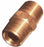 Brass Hexagon Crossover Nipple 1/4" BSP x 1/4" NPT